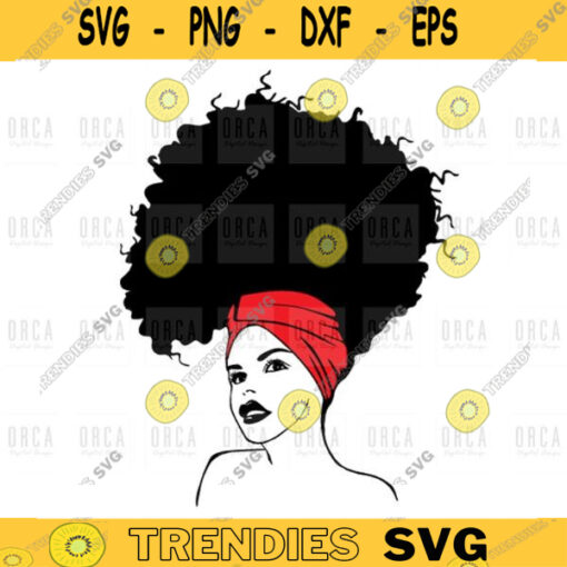 Black woman svg African woman svg cuts files for cricut Afro girl silhouette Melanin svg Png digital file 293