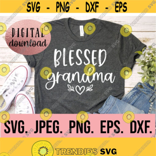 Blessed Grandma SVG Spoiling is my Game Most Loved Grandma Grandma SVG Instant Download Mothers Day Cut File Im That Grandma Design 317