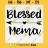 Blessed Mema SVG File Soon To Be Gift Vector SVG Design for Cutting Machine Cut Files for Cricut Silhouette Png Eps Dxf SVG