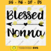 Blessed Nonna SVG File Soon To Be Gift Vector SVG Design for Cutting Machine Cut Files for Cricut Silhouette Png Eps Dxf SVG
