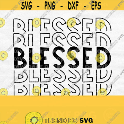 Blessed Svg Fall Svg Design Autumn Svg Thankful Svg Fall Saying Svg Blessed Mama Svg Christian Quote Svg Christian Shirt Svg Design 494