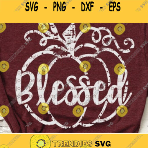 Blessed Svg Pumpkin Svg Thanksgiving SVG Pumpkin Svg File Fall Svg Autumn Svg Blessed Pumpkin Svg Dxf Eps Png Jpeg clipart