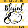 Blessed by God for 80 Year Birthday svg png digital file 27