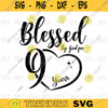 Blessed by God for 90 Year Birthday svg png digital file 100