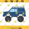 Blue truck svg monster truck svg png dxf Cutting files Cricut Cute svg designs print for t shirt Design 618