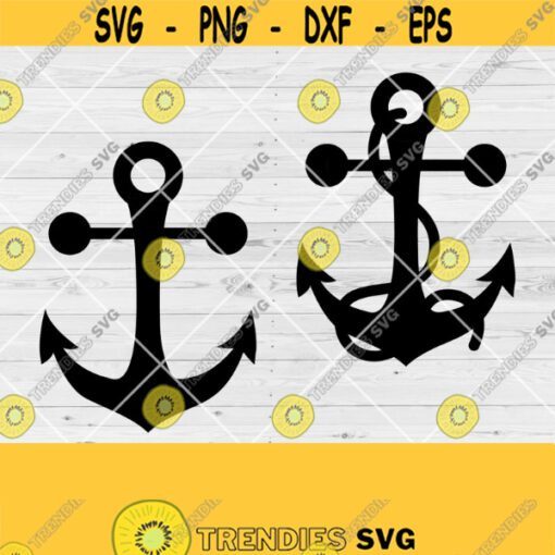 Boat Anchor Svg File Nautical Svg Nautical Anchor Svg Split Anchor Svg Designs Anchor Monogram Svg Anchor Png Anchor Silhouette