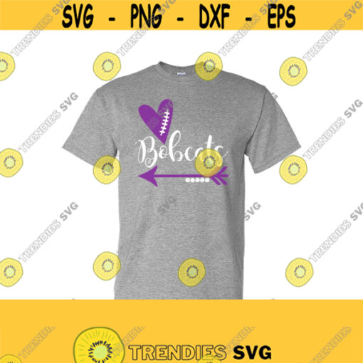 Bobcats Svg Football Svg School Mascot Svg Football T Shirt SVG SVG DXF Eps Ai Png Jpeg Pdf Instant Download Svg