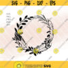 Boho Triangular Feathers Wreath SVG Feathers Boho Frame Wreath Cutting files for Cricut.jpg