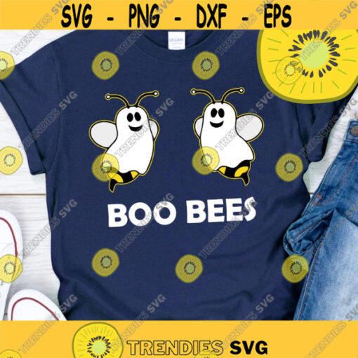 Boo Bees Halloween Shirt Funny Bee Pair Bees Boo Horror Halloween squad T ShirtDesign 75 .jpg