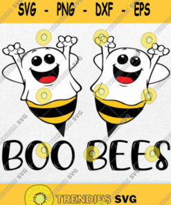 Boo Bees Halloween Svg Png