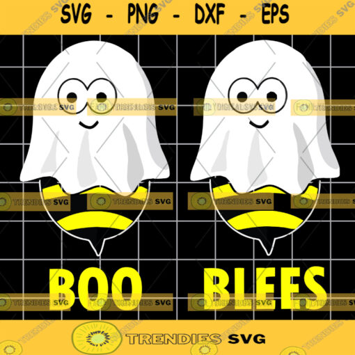 Boo Bees SVG Ghost SVG Bees Halloween SVG Halloween 2021 Boo Bees SVG