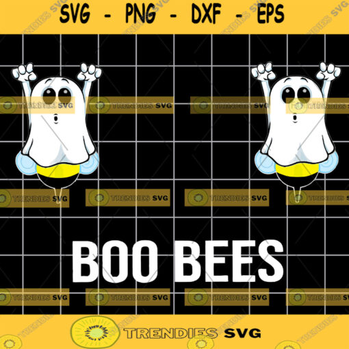 Boo Bees Svg Boo SVG Ghost SVG Funny Halloween Svg Halloween SVG Cricut Silhouette