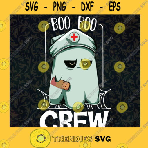 Boo Boo Crew Svg Halloween Nurse Svg Funny Nurse svg Gift for Nurse Halloween Gift SVG Boo Shirt Halloween Party