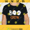 Boo Crew SVG. Kids Halloween Shirt. Cute Boo Ghost Vector Cut Files for Cutting Machine. Girl Boy Ghost Clipart png dxf eps Instant Download Design 703