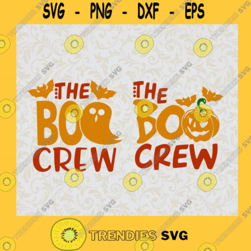Boo Crew Svg Kids Halloween Svg Trick or Treat Svg Boo Squad Kids Halloween Costume Boy Girl Shirt Svg