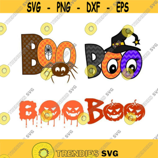 Boo Ghost Halloween Cuttable SVG PNG DXF eps Designs Cameo File Silhouette Design 1248