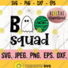 Boo Squad SVG Halloween SVG Trick or Treat Halloween Boy Shirt Cricut Cut File Instant Download Hey Boo png Pumpkin Clipart Design 622