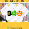 Boo Svg Halloween svg Halloween Shirt Svg File with Pumpkin Ghost Kids Children Baby Boy Girl Design for Cricut Silhouette Dxf Png Design 967