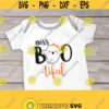 Boo tiful SVG. Baby Halloween Shirt. Miss Bootiful Vector Cut Files for Cutting Machine. Girl Ghost Clipart png dxf eps Instant Download Design 699