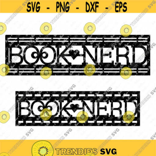 Book Nerd Bookmark SVG DXF EPS Jpg Transparent Png Cut File Cutting File Clip Art ClipArt Scrapbook Card Embellishment Design 37 .jpg