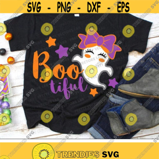 Bootiful Svg Halloween Svg Boo tiful Svg Girl Ghost Svg Cute Ghost Svg Dxf Eps Png Girls Cut Files Spooky Ghoul Silhouette Cricut Design 1241 .jpg