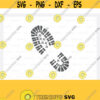 Boots Sole Svg File Hiking Boots Boot Print svg sole Silhouette Hiking svg Sole SVG Footprint SVG Sport Boots Sole SVG Military svg