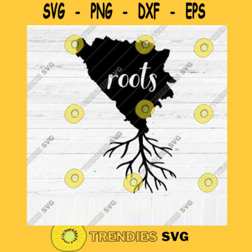 Bosnia Herzegovina Roots SVG Home Native Map Vector SVG Design for Cutting Machine Cut Files for Cricut Silhouette Png Pdf Eps Dxf SVG
