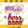 Boss Babe Cuttable Design SVG PNG DXF eps Designs Cameo File Silhouette Design 435