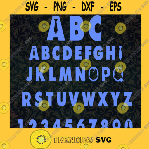 Boss Baby font SVGBoss Baby alphabet Boss Baby clipart Boss Baby cricut Boss Baby png Boss Baby printable