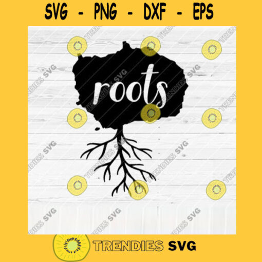 Bouvet Island Roots SVG File Home Native Map Vector SVG Design for Cutting Machine Cut Files for Cricut Silhouette Png Pdf Eps Dxf SVG