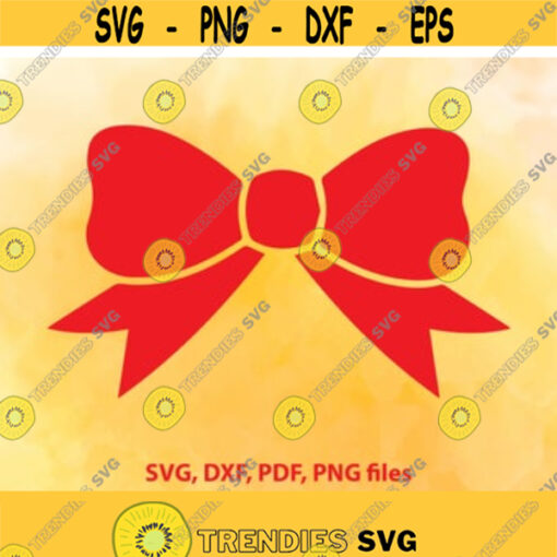 Bow SVG File Bow DXF Christmas Bow svg Bow Siluet Simple Bow svg Cricut Silhouette Cut files Ribbon svg dxf png jpg files Design 114