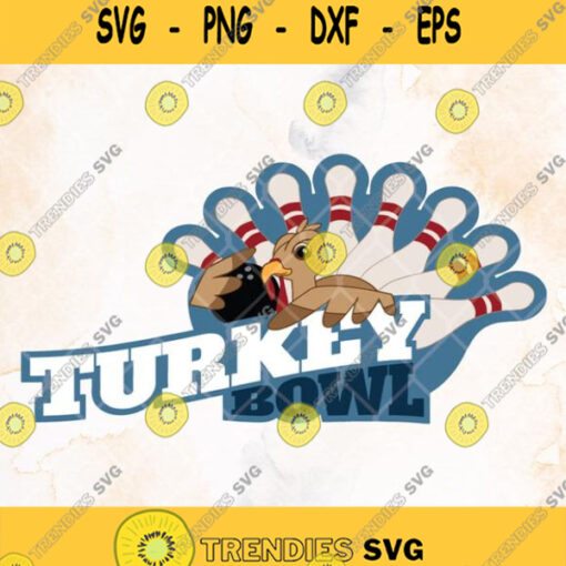 Bowling Turkey Svg Thanksgiving Svg