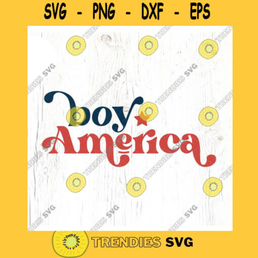 Boy America SVG cut file Retro 4th of July svg little boy patriotic svg for shirt July retro quote svg Commercial Use Digital File