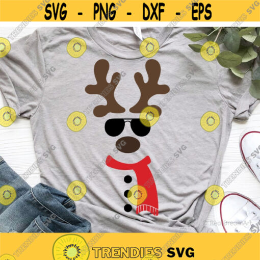 Boy Reindeer Svg Boy Deer Monogram Svg Christmas Svg Reindeer Baby Boy Cute Kids Svg Christmas Shirt Svg Cut File for Cricut Png