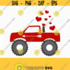 Boy Valentine SVG Valentine Truck Svg Distressed Truck svg Valentine Day svg Valentine Shirts for Boys CriCut svg jpg png dxf Silhouette Design 333