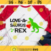 Boy Valentines Svg I Crush Hearts Svg Dinosaur Svg T Rex Svg Funny Kids Valentines Day Shirt Love Svg Cut Files for Cricut Png Dxf.jpg