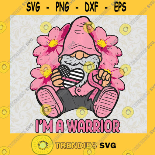 Breast Cancer Awareness Gnome SVG Cancer Awareness Cut File Gnome File Digital Download File for Cutting Machines