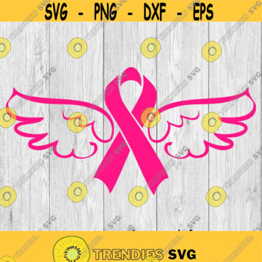 Breast Cancer Pink Ribbon svg png ai eps dxf DIGITAL FILES for Cricut CNC and other cut or print projects Design 459