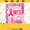 Breast Cancer Svg Cancer Survivor Svg Cancer Awareness Svg Cancer Shirt Svg October Svg Cricut Svg Cancer Cut File Breast Cancer dxf Design 345