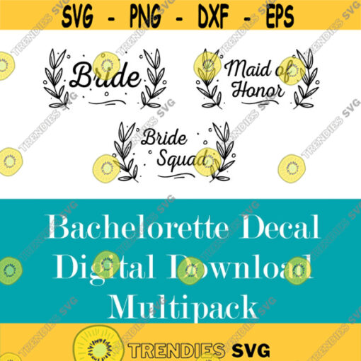 Bridal Bundle Decal Files cut files for cricut svg and DXF Design 217