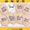 Bride Bundle SVG Bridal shirts SVG Bachelorette bundle SVG Bridesmaid cut files