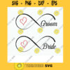 Bride and Groom cut file design. Bride Groom Svg Dxf Png. Couple hubby wifey husband and wife forever. Infinity heart Clipart