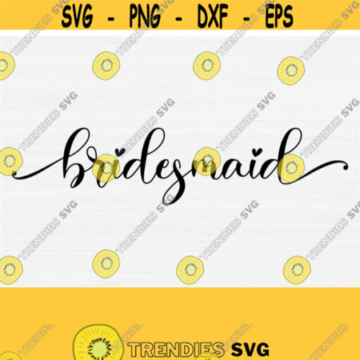 Bridesmaid Svg Cut File Bride Squad Bride Crew Svg Bride Tribe SvgPngEpsDxfPdf Silhouette Cuttable Files Digital Cut File Download Design 831