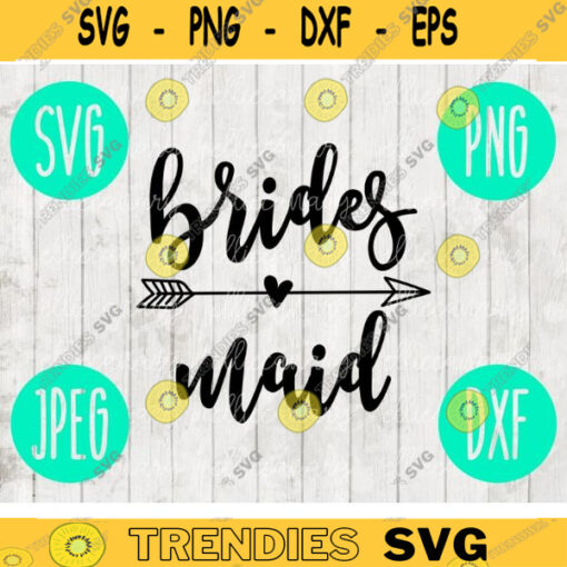 Bridesmaid svg png jpeg dxf Bridesmaid cutting file Commercial Use Wedding SVG Vinyl Cut File Bridal Party Wedding 691