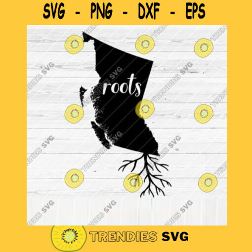 British Columbia Roots SVG Home Native Map Vector SVG Design for Cutting Machine Cut Files for Cricut Silhouette Png Pdf Eps Dxf SVG