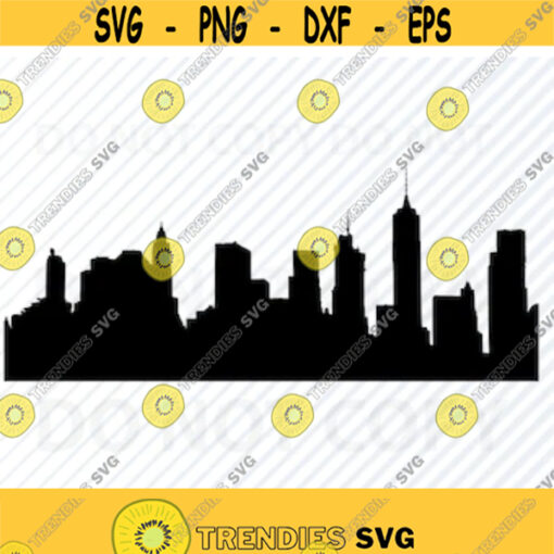 Brooklyn New York Skyline SVG Files For Cricut Brooklyn skyline Clipart NY silhouette Files Eps Png Dxf Clip Art Cityscape svg ny Design 192