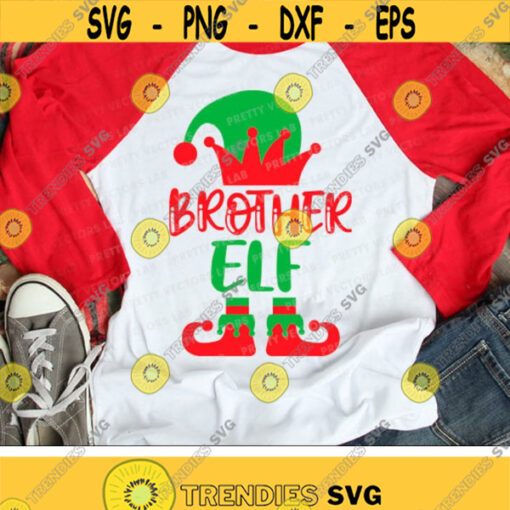 Brother Elf Svg Christmas Svg Family Elf Svg Dxf Eps Png Boy Cut Files Brother Svg Funny Winter Svg Holiday Clipart Silhouette Cricut Design 2924 .jpg