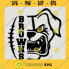 Browns Stitches Svg Football Club Svg Sport Team Svg Pitbull Logo Svg