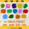 Brush Stroke Svg Keychain Svg Paint Stroke Svg Brush Strokes Svg Round Keychain Paint Background Svg Svg files for Cricut Design 72.jpg