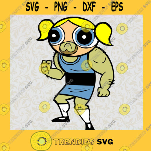 Bubbles The Gangreen Gang Powerpuff Girl Villains SVG Digital Files Cut Files For Cricut Instant Download Vector Download Print Files